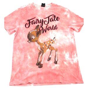 Plus Size Glitter Bling Tee Shirt XXL Fairy Tale World Theme Pit to Pit: 23.5"